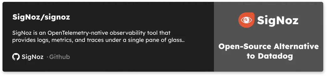 SigNoz GitHub repo