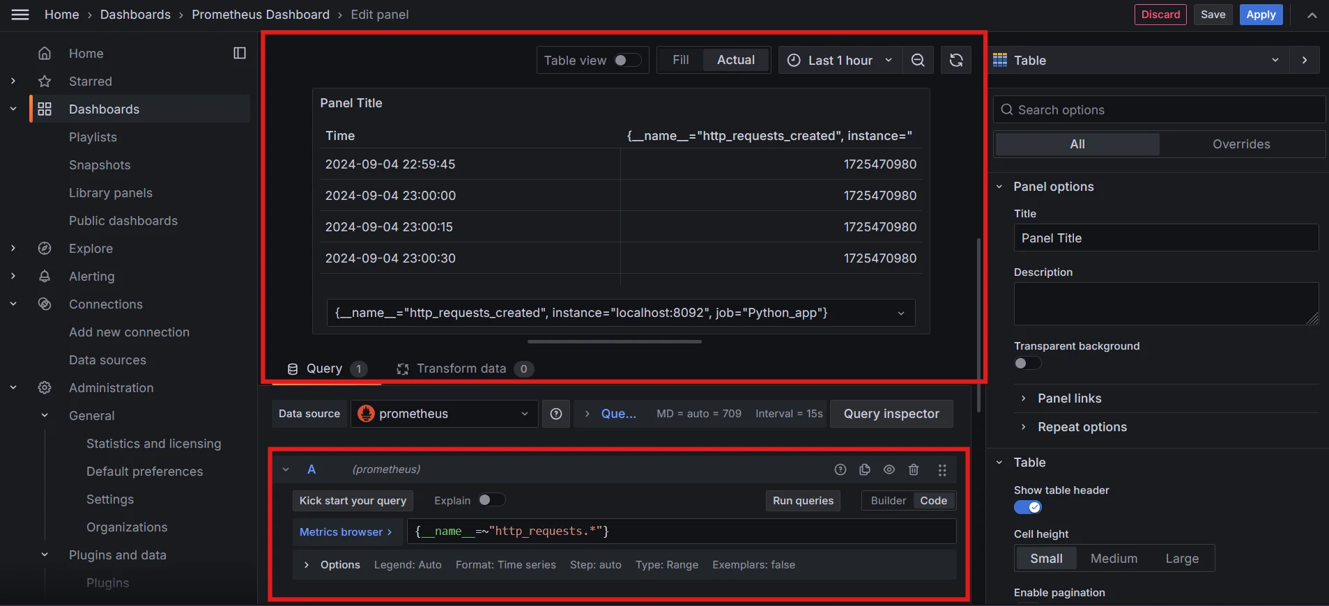 Implementing Regex in Prometheus Metric Queries